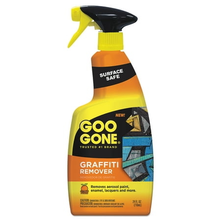 Goo Gone Graffiti Remover Spray Cleaner for Aerosol Spray Paint & Acrylic Paint Clean-Up , 24 oz.