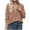 Khaki-6, variant on Cotonie Women's V-Neck Tops Long Sleeve Solid Color Hollow Out T-shirt Casual Summer Autumn Blouse Basic Tops for Women Rose Gold XL