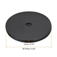 thumbnail image 2 of Base giratoria de 7 pulgadas con soporte de bola de acero Lazy Susan, girador negro, 1 paquete, 2 of 5