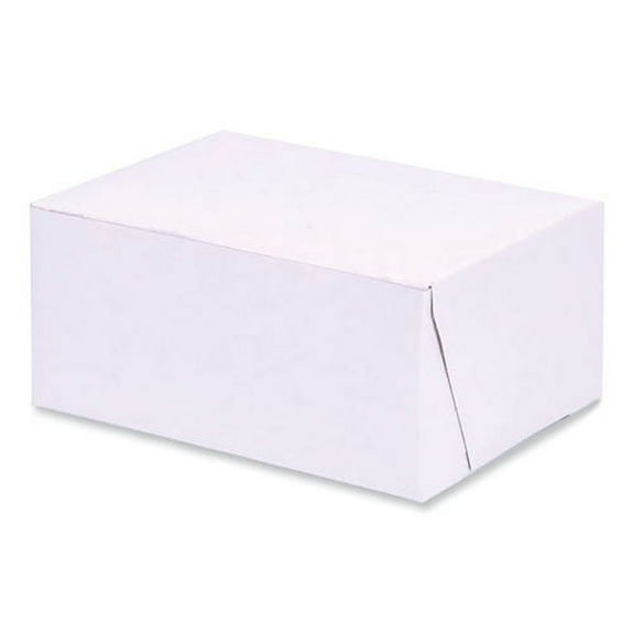 Bakery Boxes, Standard, 6 X 4.45 X 2.75, White, Paper, 250/carton | Bundle of 2 Cartons