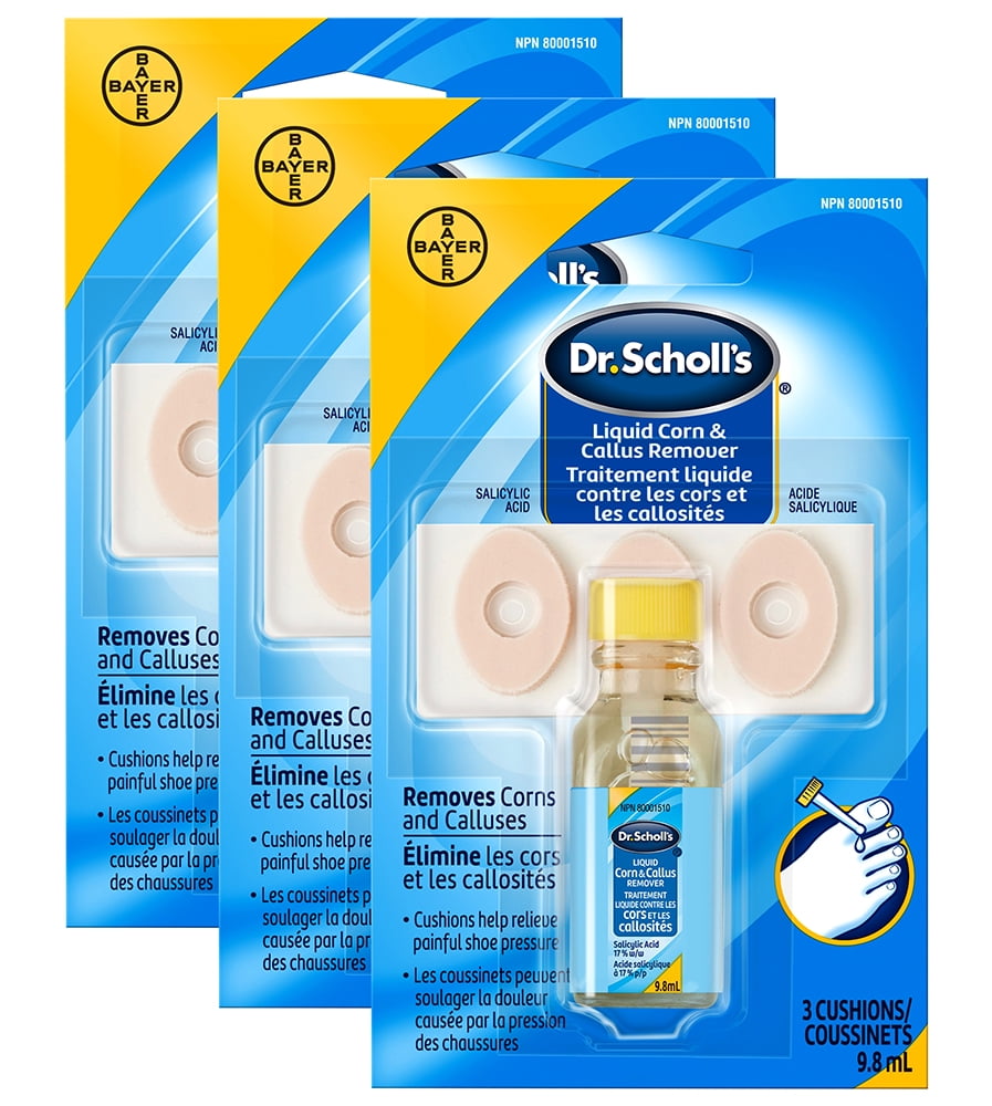 Dr. Scholl's Liquid Corn & Callus Remover, Liquid Kit 1/3 fl oz. (Pack