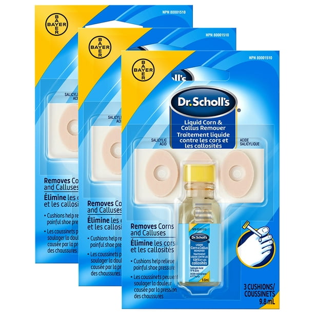 Dr. Scholl's Liquid Corn & Callus Remover, Liquid Kit 1/3 fl oz. (Pack