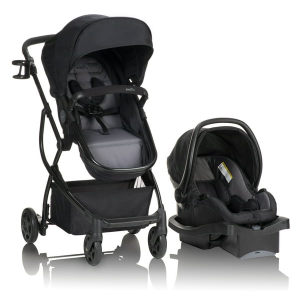 evenflo omni plus travel system mylar gray