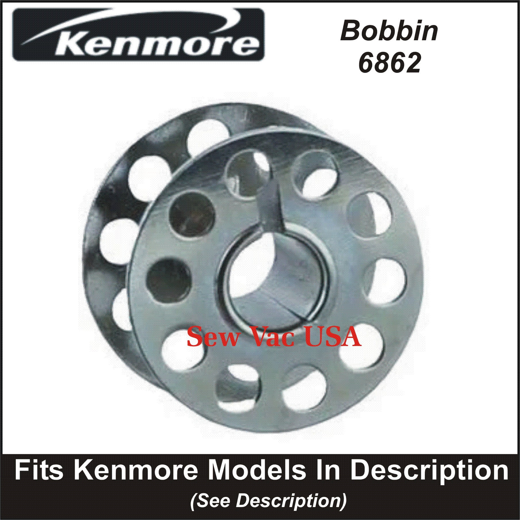 Kenmore Bobbins 744 10pk Fits Rotary Models In Description