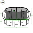 thumbnail image 2 of YORIN Trampoline pour Enfants de 8 à 9 Ans, Trampoline de 15 Pi pour Adultes avec Filet d'Enceinte, Panier de Basketball, Échelle, Trampoline Récréatif Extérieur de 1500 Lb, Trampoline Robuste avec Lumière, Arroseur, Bas, 2 of 7