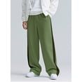 thumbnail image 3 of GINGTTO Men's Sweatpants Loose Fit Elastic Waist With Pocket Drawstrings Green Soft And Warm, 3 of 6