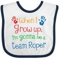 thumbnail image 3 of Inktastic Future Team Roper Cowboy Rodeo Boys or Girls Baby Bib, 3 of 4