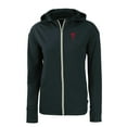 thumbnail image 2 of Women's Cutter & Buck  Navy Philadelphia Phillies Daybreak Eco Recycled Full-Zip Hoodie, 2 of 3