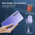 thumbnail image 4 of Crystal Clear Samsung Galaxy A54 Case.Soft Slim Fit Transparent Plastic TPU Protective Silicone Cover Phone Cases for Samsung Galaxy A54 [Slim Thin & Comfort Grip] [Shockproof], 4 of 6