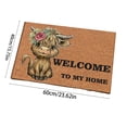 thumbnail image 3 of shyuyusa 40*60cm Highland Cow Printed Carpet Rug, 3 of 6