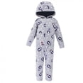 thumbnail image 2 of Hudson Baby Toddler Boy Fleece Jumpsuits, Coveralls, and Playsuits 2pk, Blue Penguin, 2 Toddler, 2 of 3