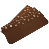 WRITWAA 3Pcs Coffee Washable Non Skid Stair Treads for Comfortable and Quiet Home Use