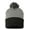 Gray-Black, variant on Embroidered Pom Pom PERU National Logo-EM-0037-Gray-Black