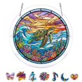 thumbnail image 1 of Scenery Acrylic Puzzle Sunlight Capture Pendant, Acrylic Puzzle; Adult Diy Kit; ；Window Decor & Home Decor, 1 of 6