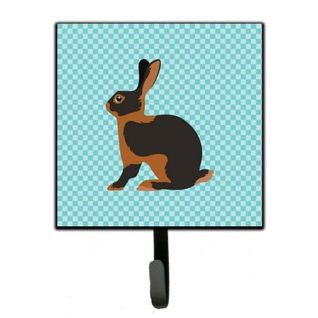 

Carolines Treasures BB8137SH4 Tan Rabbit Blue Check Leash or Key Holder 7Hx4.25W multicolor