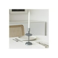 thumbnail image 3 of Decorative Candle Holder for Taper Candles - Modern Glass Candlestick Holder with Disc and Sphere Design for Table Decor - Pair with Gold Centerpieces for Tables and Living Room Decor - 10", Blue, 3 of 12