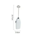 thumbnail image 2 of Electric hand-held household Kitchen whisk Mini stainless steel egg Coffee milk tea whisk, 2 of 6
