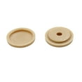 thumbnail image 3 of 50 Set Beige 4mm Dia Nut Screw Bolt Cap Covers Interior Decoration for Cars, 3 of 3