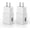 White, variant on TYPPKMM 2-Pack Adaptive Fast Charging Wall Adapter, USB Wall Charger Block for Samsung Galaxy S/Note Series Phones (black)