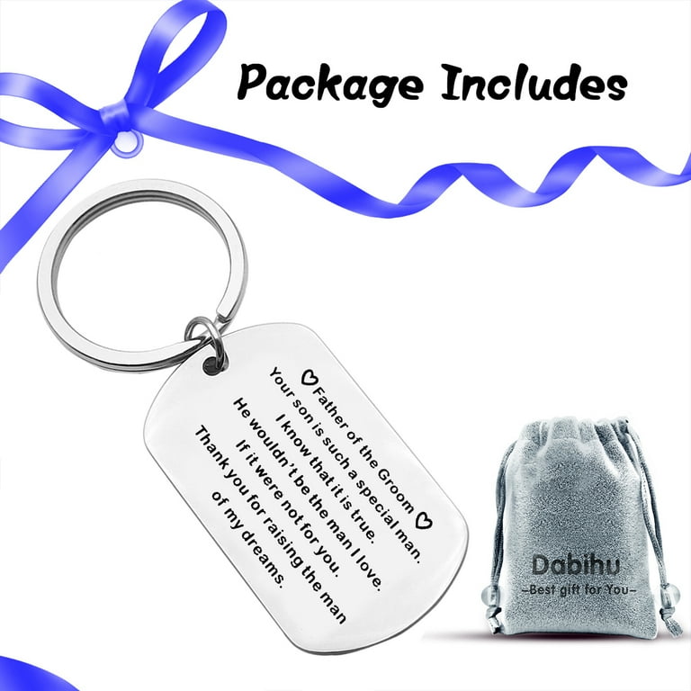 Father of shop the bride keychain