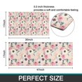 thumbnail image 7 of Pioneer Flower Floral Print Pattern Kitchen Rugs Sets Of 2,Anti Fatigue Kitchen Mat Rugs Non Slip Washable,Decorative Kitchen Floor Mats for Kitchen,Sink,Laundry,17"x30"+17"x47", 7 of 7