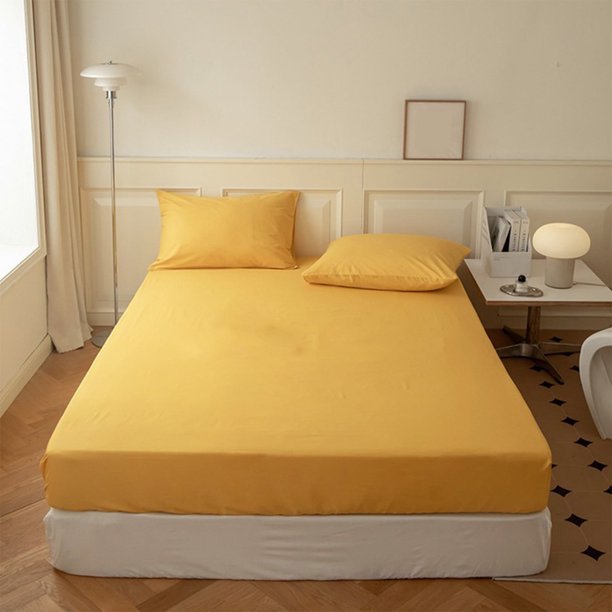 Sábana ajustable Wadada, de punto elástico con bolsillo profundo, tamaño queen, microtejido elástico en 4 direcciones, compatible con colchones de hasta 190 cm (sin sábana plana), antiarrugas, suave,