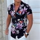 thumbnail image 5 of Camisas casuales con gráficos florales para hombres, ropa con estampado 3D, camisa hawaiana de playa, blusas Y2K de manga corta, ropa vintage, blusa con solapa, 5 of 5