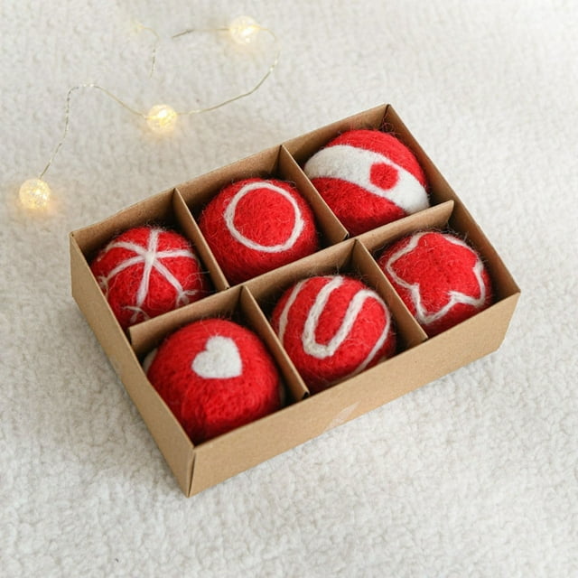 Christmas Wool Christmas Christmas Tree Pendant 12 Days of Christmas Christmas Table Decorations Centerpieces Hanging Easter Decorations Acrylic Nail Decorating Stand Easter Eggs Decorations for Trees