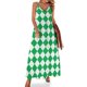 thumbnail image 1 of Vestido sin mangas de diamante verde vestido de verano para mujer 2024 vestidos de verano para mujer 2024 vestido de verano vestidos de lujo, 1 of 7