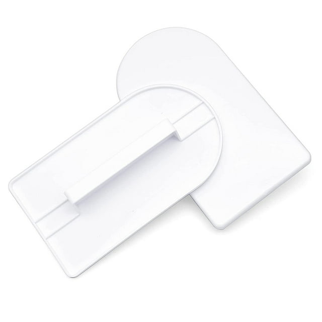 Pulidor más suave de Fondant para decoración de pasteles, raspador de azúcar, paleta niveladora de superficie de pastel, herramientas para hornear DIY, 2 uds.