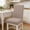 Khaki, variant on Set of 2 Thickened Elastic Jacquard Chair Covers - Dustproof, Reusable, Easy to Clean, Soft Polyester for Dining, Kitchen, Living Room Blue