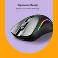 thumbnail image 2 of Ratón GLORIOUS Gaming modelo D 2 inalámbrico ergonómico 66g negro, 2 of 8
