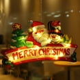 thumbnail image 4 of Pegatinas navideñas para ventanas, luces colgantes, luces de ambiente, luces LED con ventosa, 4 of 5