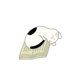 thumbnail image 1 of Bonitos alfileres de esmalte de gatos blancos y negros, broche de bolsa de pescado seco, insignias de animales de dibujos animados, Pin de solapa vaquero, regalo de joyería para niños, mejores amigos Dengxun unisex, 1 of 2