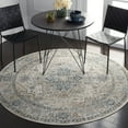 thumbnail image 2 of SAFAVIEH Dream Laraine Floral Polyester Area Rug, Ivory/Navy, 5' x 8', 2 of 10