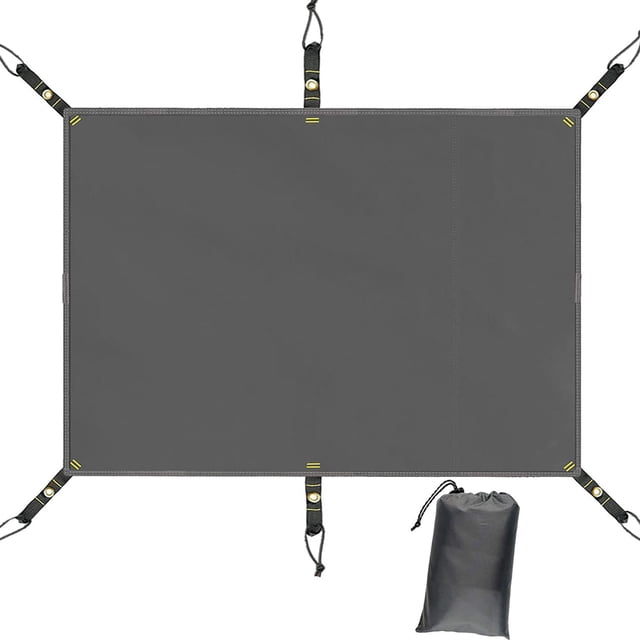 Lona Farfly para tienda de campaña, impermeable, poliuretano 3000, color gris, 150 x 220 cm