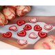thumbnail image 4 of 15 mini parches termoadhesivos para reparación de ropa, parches bordados en forma de corazón, apliques para coser para jeans, chaquetas, bolsos (rojo), 4 of 5