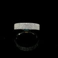 thumbnail image 1 of 925 Sterling Silver CZ Band Ring (Made In Italy), 1 of 3