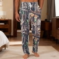 thumbnail image 5 of Havenx Camo Pajama Pants for Men Elastic Waist Long Pants Camo Straight-Fit Pajama Bottoms with Pockets Funny Print Soft Lounge Breathable Clothes,Earthy Yellow L, 5 of 7