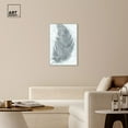 thumbnail image 3 of Grey Feather Canvas Delicate Farmhouse Wall Art by Art Remedy, Silver Frame, 24" x 36", 3 of 7
