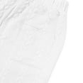 thumbnail image 6 of Muscularfit White Plus Size Pants Sport Men Drawstring Pants High Waisted Cuffed Ankle Cargo Baggy Mens Dress Pants,S, 6 of 9