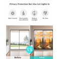 thumbnail image 4 of Window Privacy Film Forest Sunset Stained Glass Window Film Decorative Sun Block Window Cover Farmhouse Orange Sky Nature Scenery Window Clings Static Adhesive Sticker for Bathroom 19.6"x39.3", 4 of 7