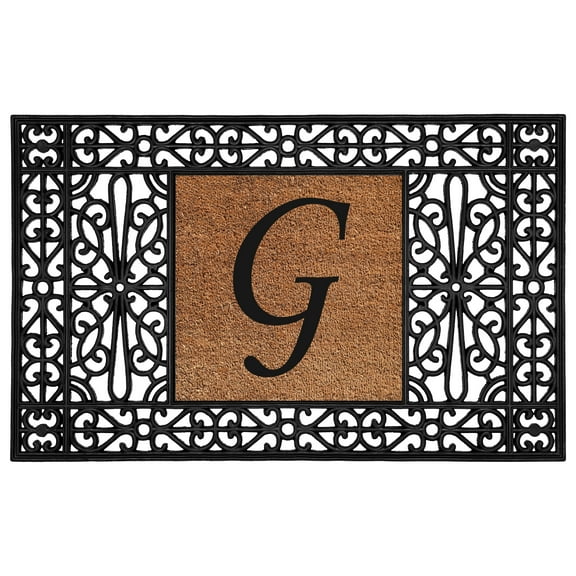 Duchess Monogram Doormat 30" x 48" (Letter G)