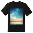 thumbnail image 2 of Plus Size Shirt for Women Black Tops for Women Short Sleeves Shirt for Women Milky Way Galaxy T Shirt Crewneck Shirt for Women XL, 2 of 5