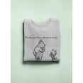 thumbnail image 3 of Pooh Bear Being A Friend Sweatshirt Men -Smartprints Designs, Male x-Large, 3 of 4