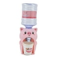 thumbnail image 1 of Mini dispensador de agua de simulación, forma linda, dispensador de bebidas, juguete para niños, accesorios para casa de muñecas, cerdo rosa, 1 of 14
