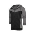 thumbnail image 3 of Faithtur Men Hooded Tops Patch Color Shirt Sports Running Jogger Pants, 3 of 6
