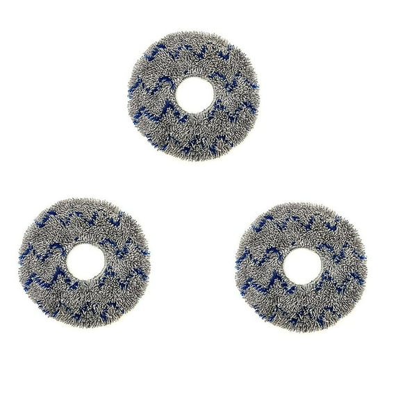 3pcs Replacement Parts Mop Cloth Pads For Ecovacs T10 Turbo Robotic