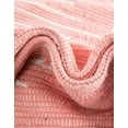 thumbnail image 4 of Unique Loom Chindi Cotton Collection Area Rug - Briah (2' 7" x 10' Runner Rose/Ivory), 4 of 7
