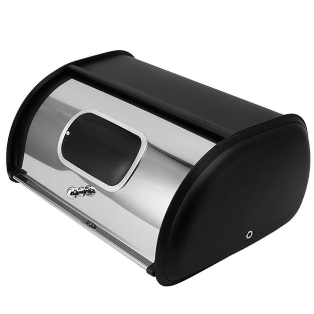 Bread Storage Holder, Bread Box Keep For Kitchen Black,White